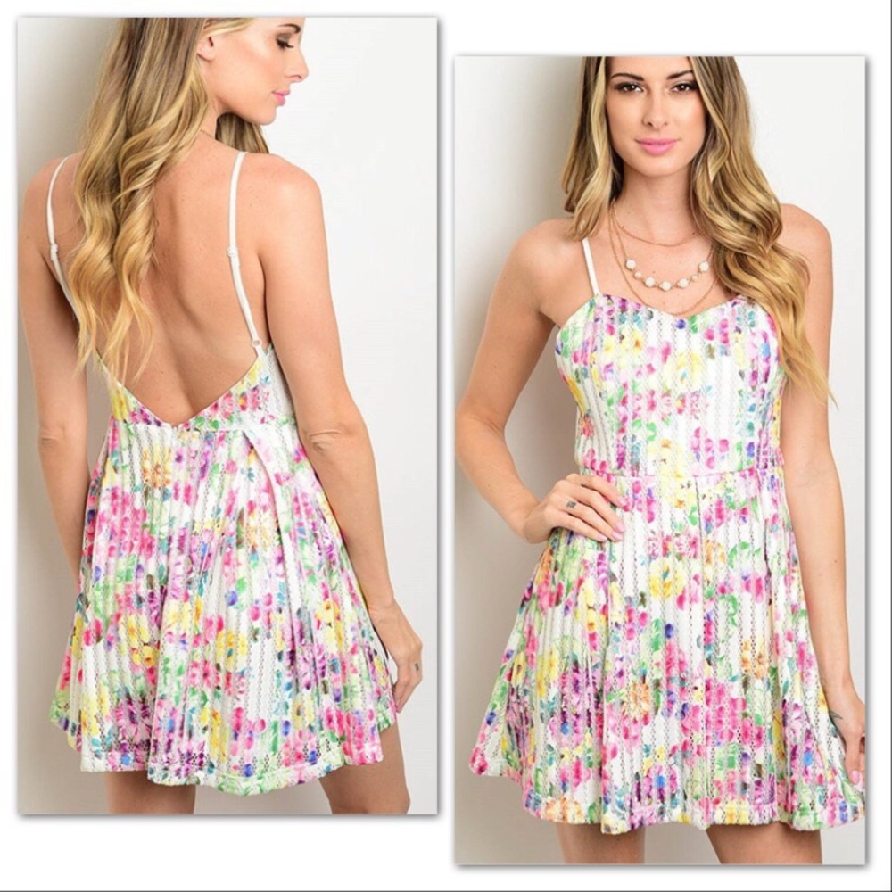 *CLEARANCE* Spring Flowers in Bloom Party Dress - Picture 7 of 8